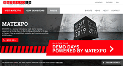 Desktop Screenshot of matexpo.com